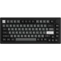 Клавиатура Akko 5075B Plus Black & Silver (Akko Cream Yellow V3) фото 1